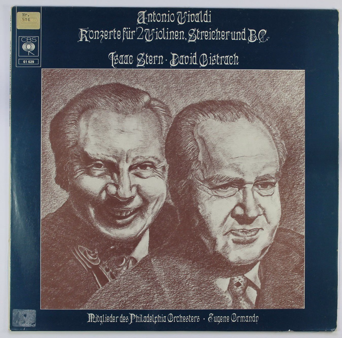 CBS 61 629 - Antonio Vivaldi, Isaac Stern, David Oistrach, The P