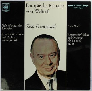 CBS S 72044 - Felix Mendelssohn-Bartholdy, Max Bruch, Zino Franc
