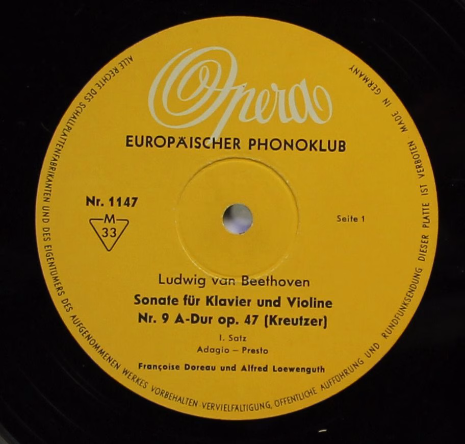 Opera 1147 - Ludwig Van Beethoven, Françoise Doreau, Alfred Loew - Image 3