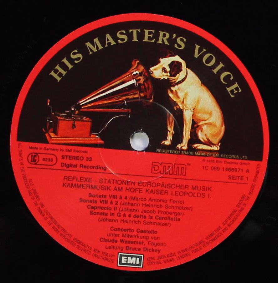 His Master's Voice 1C 069 1466971 - Concerto Castello, Bruce Dic - Image 3