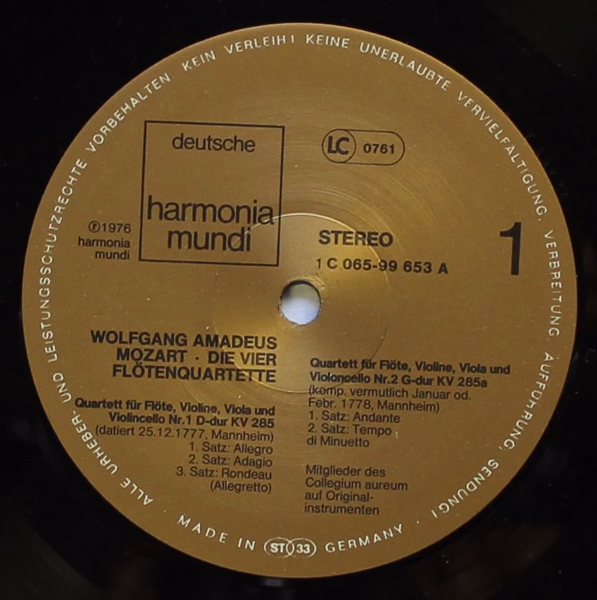 Deutsche Harmonia Mundi 1C 065-99 653 - Wolfgang Amadeus Mozart, - Image 3