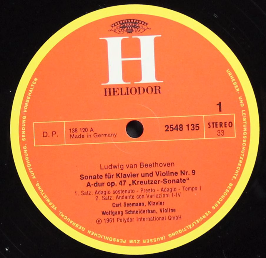 HELIODOR 2548 135 - Ludwig van Beethoven, Carl Seemann, Wolfgang - Image 3