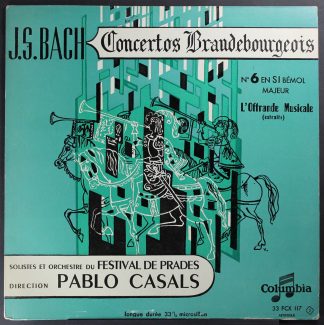 Columbia 33 FCX 117 - Johann Sebastian Bach - Concertos Brandebo