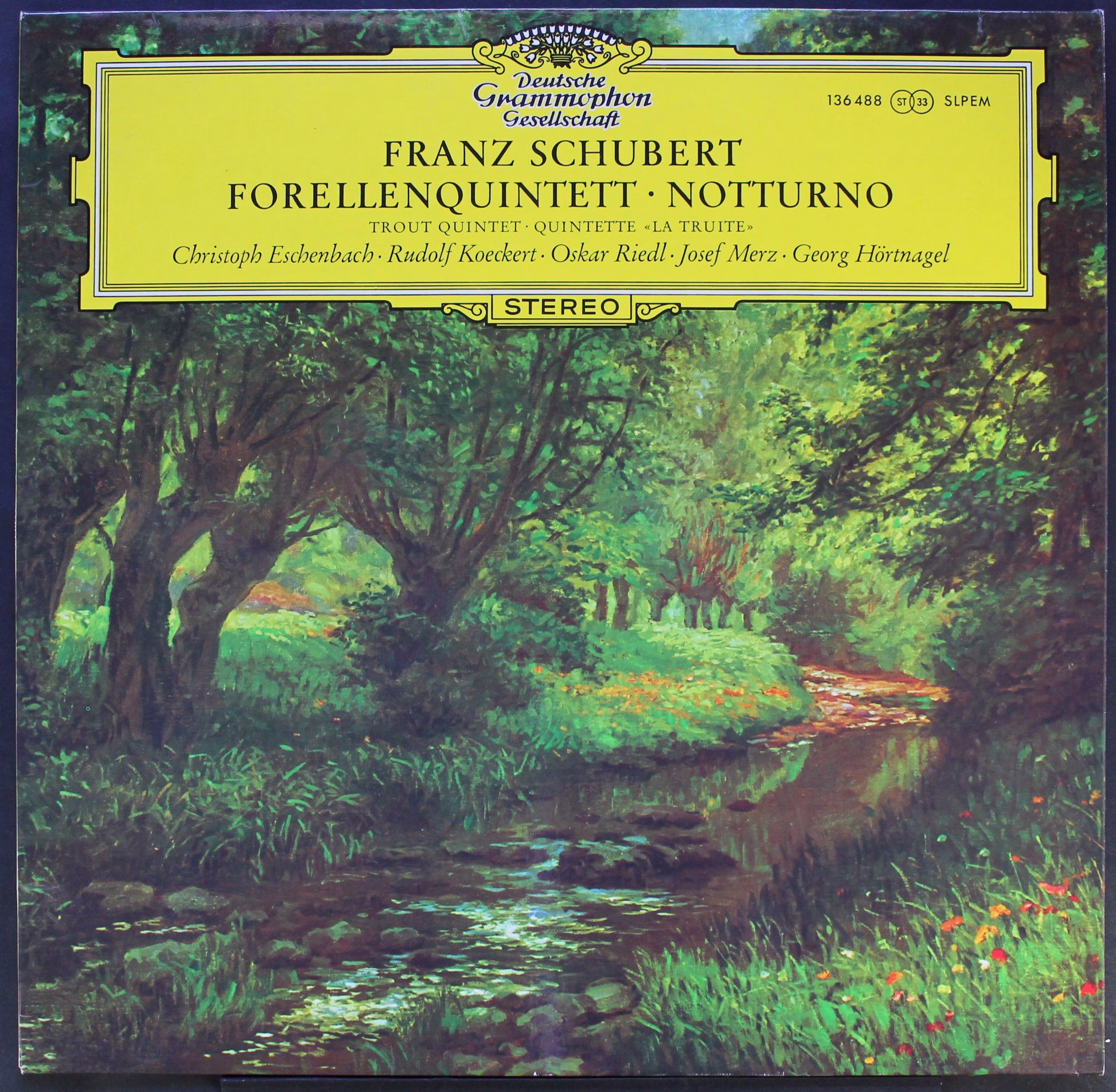 Deutsche Grammophon 136 488 SLPEM - Franz Schubert, Christoph Es