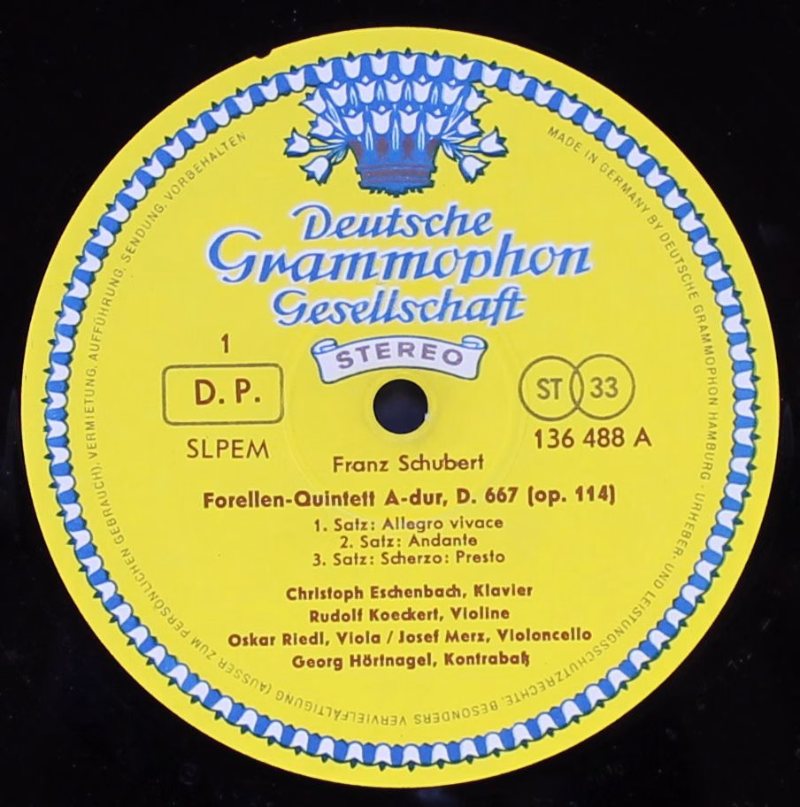 Deutsche Grammophon 136 488 SLPEM - Franz Schubert, Christoph Es - Image 3