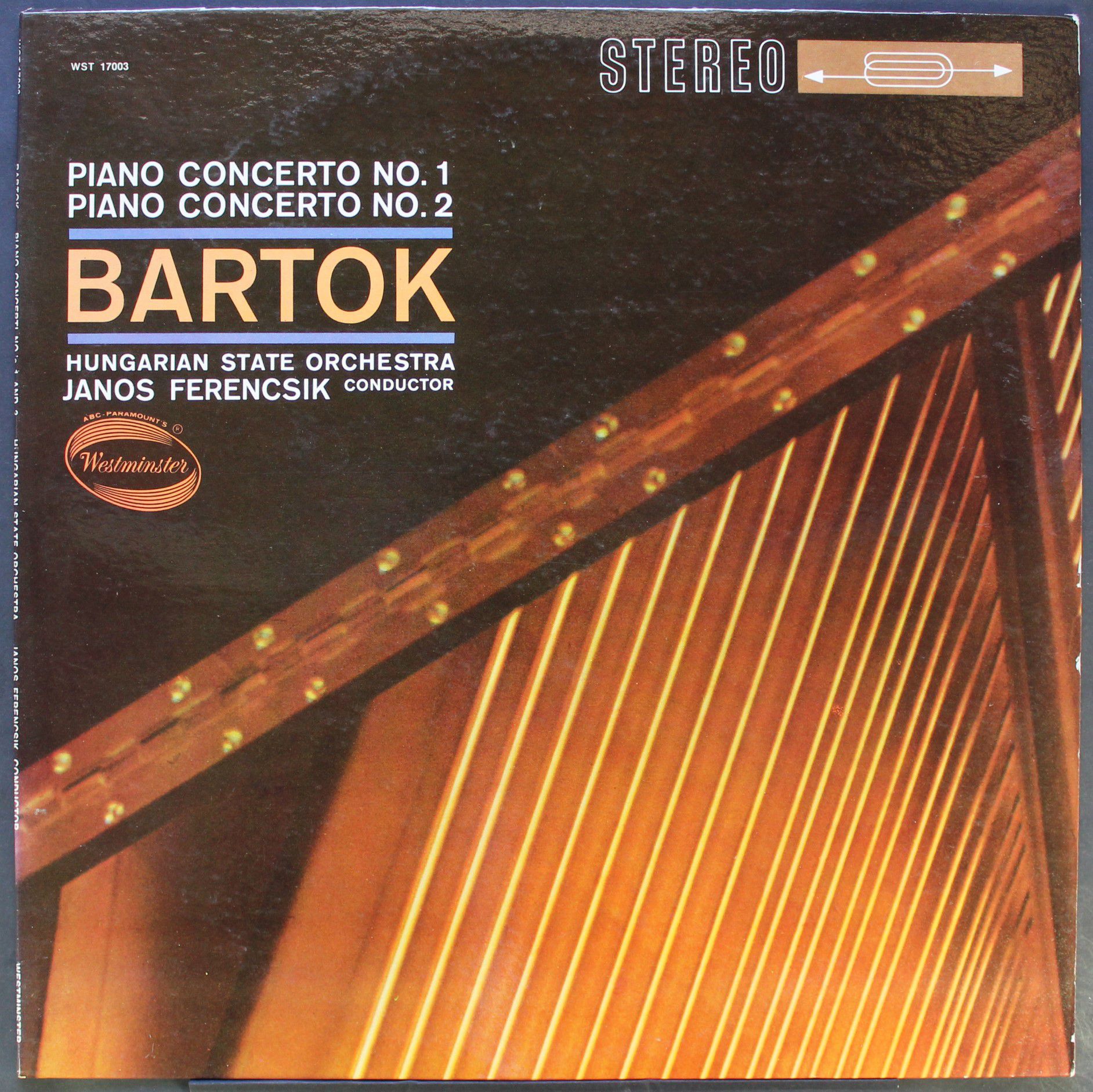 Westminster WST 17003 - Béla Bartók, Hungarian State Orchestra,