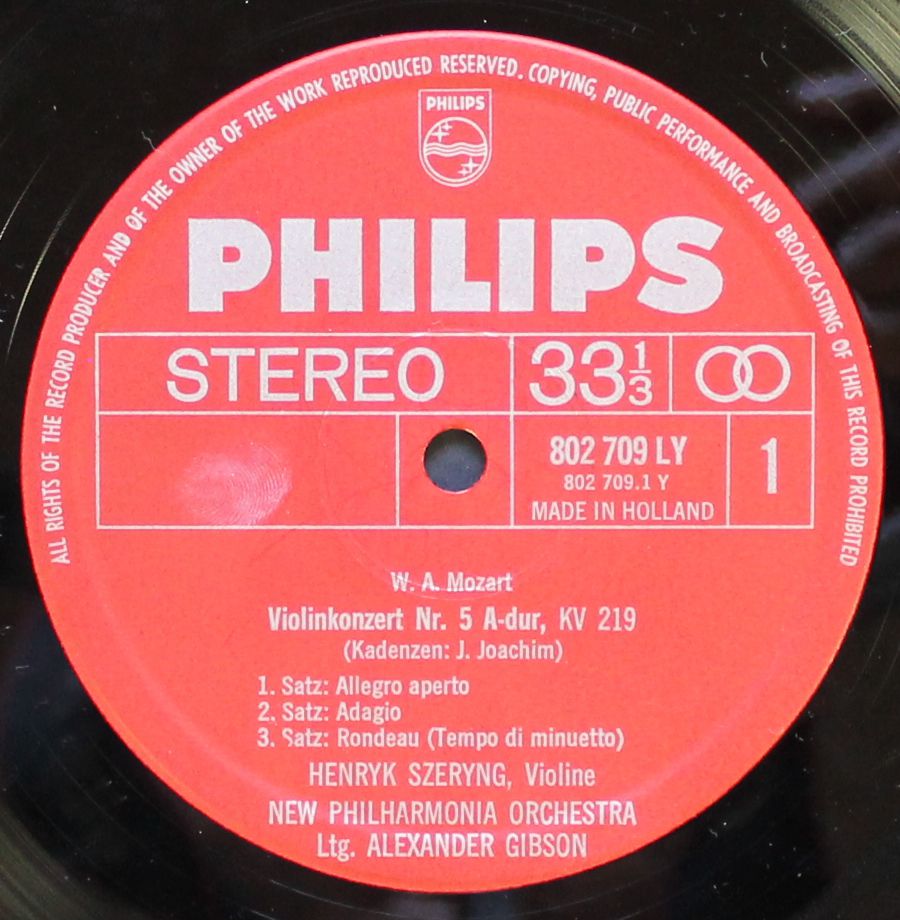 Philips 6882 006 - Henryk Szeryng, Wolfgang Amadeus Mozart, New - Image 2
