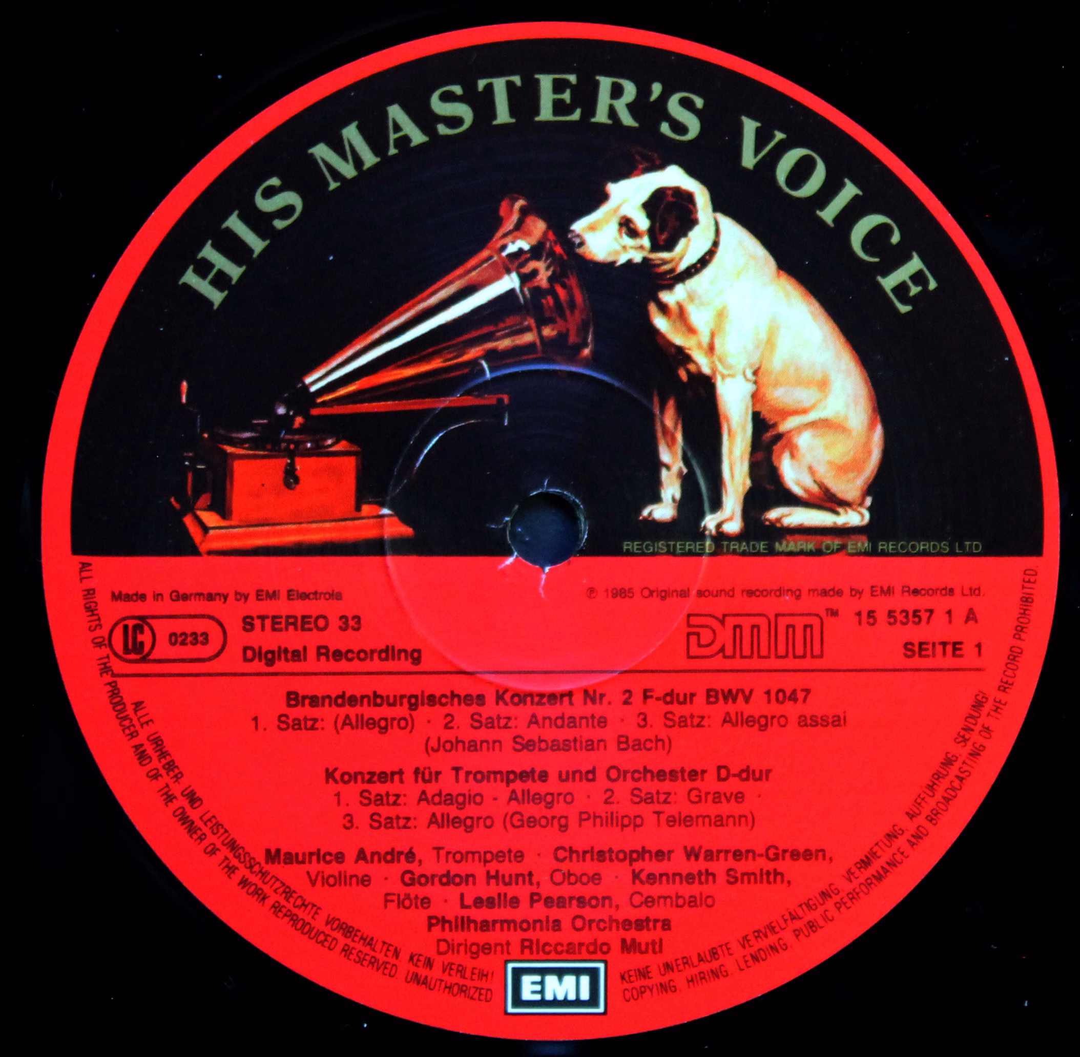 His Master's Voice Digital 15 5357 1 - Johann Sebastian Bach, Ge - Image 3