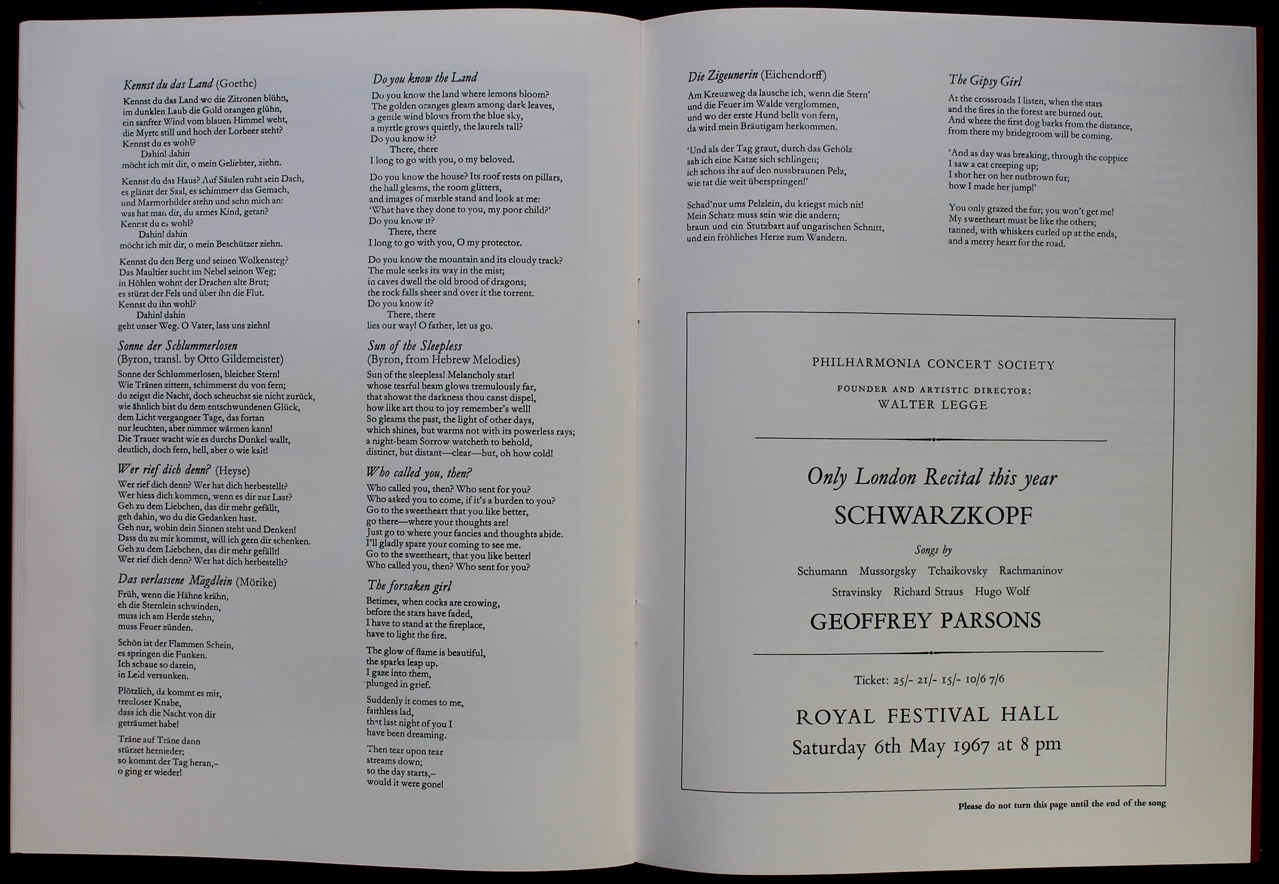 Angel Records SMA 91651/52 - Gerald Moore, Dietrich Fischer-Dies - Image 3