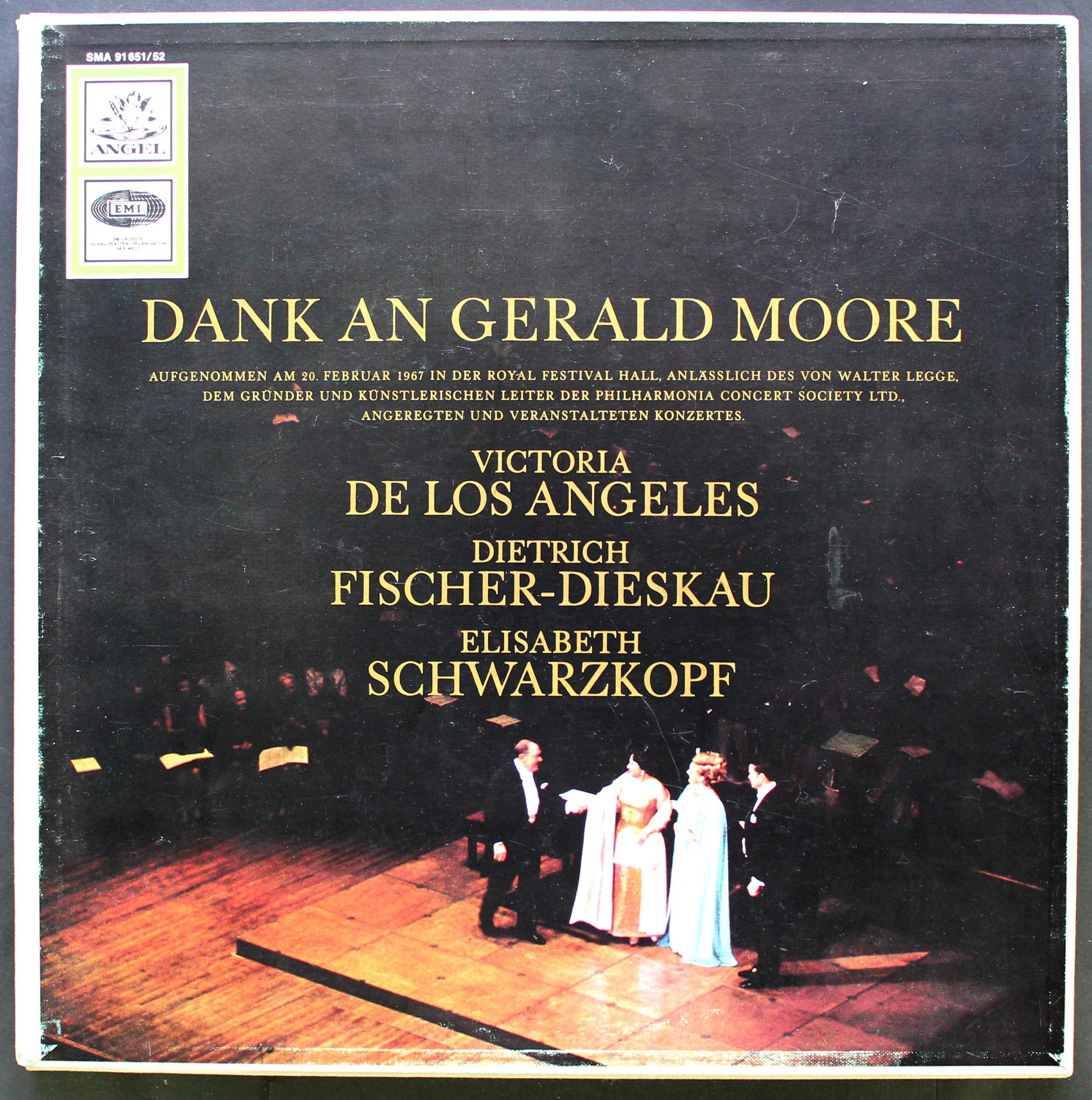 Angel Records SMA 91651/52 - Gerald Moore, Dietrich Fischer-Dies