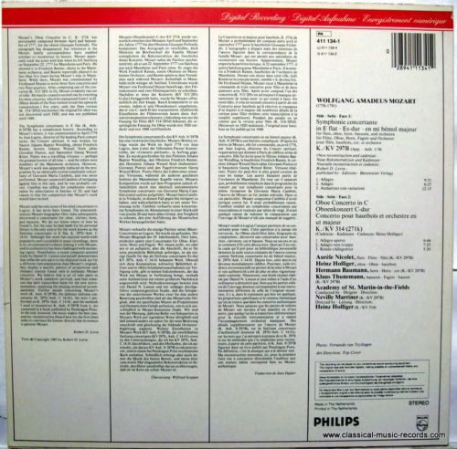 Philips 411 134-1 - Wolfgang Amadeus Mozart, The Academy Of St. - Image 2
