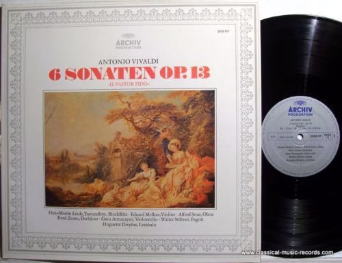 Archiv Produktion 2533 117 - Antonio Vivaldi - 6 Sonatas Op. 13