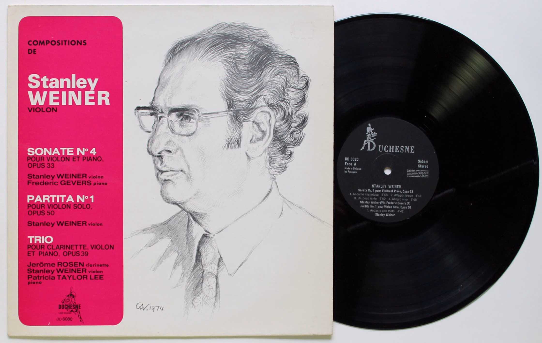 Duchesne DD6080 - Stanley Weiner - Compositions De Stanley Weine