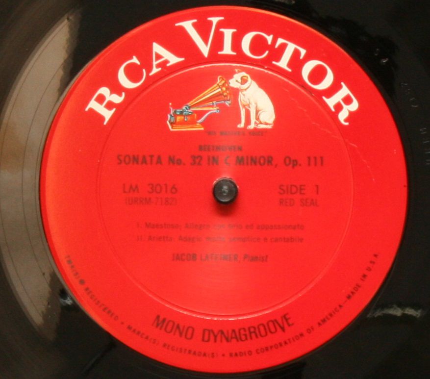 RCA Victor Red Seal LM 3016 - Ludwig van Beethoven, Jacob Latein - Image 3