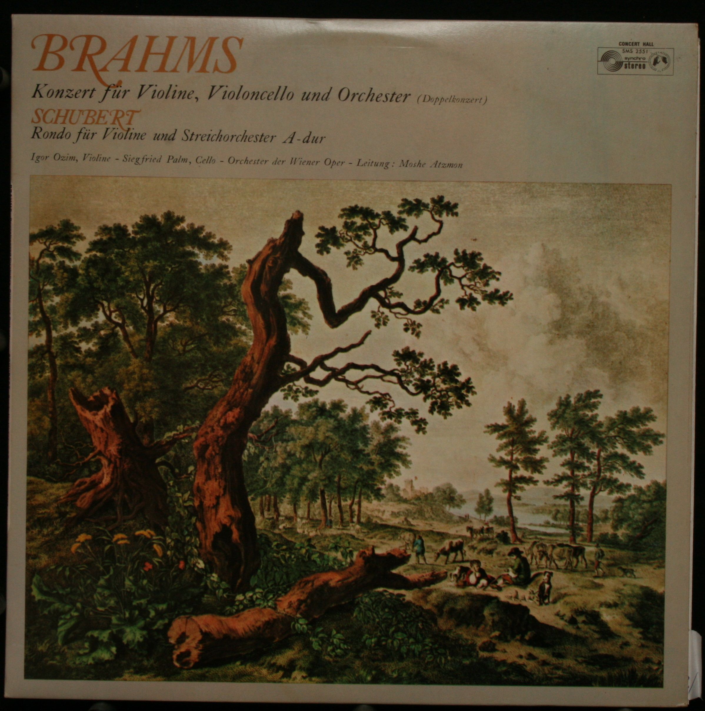 Concert Hall SMS 2551 - Johannes Brahms, Franz Schubert, Igor Oz