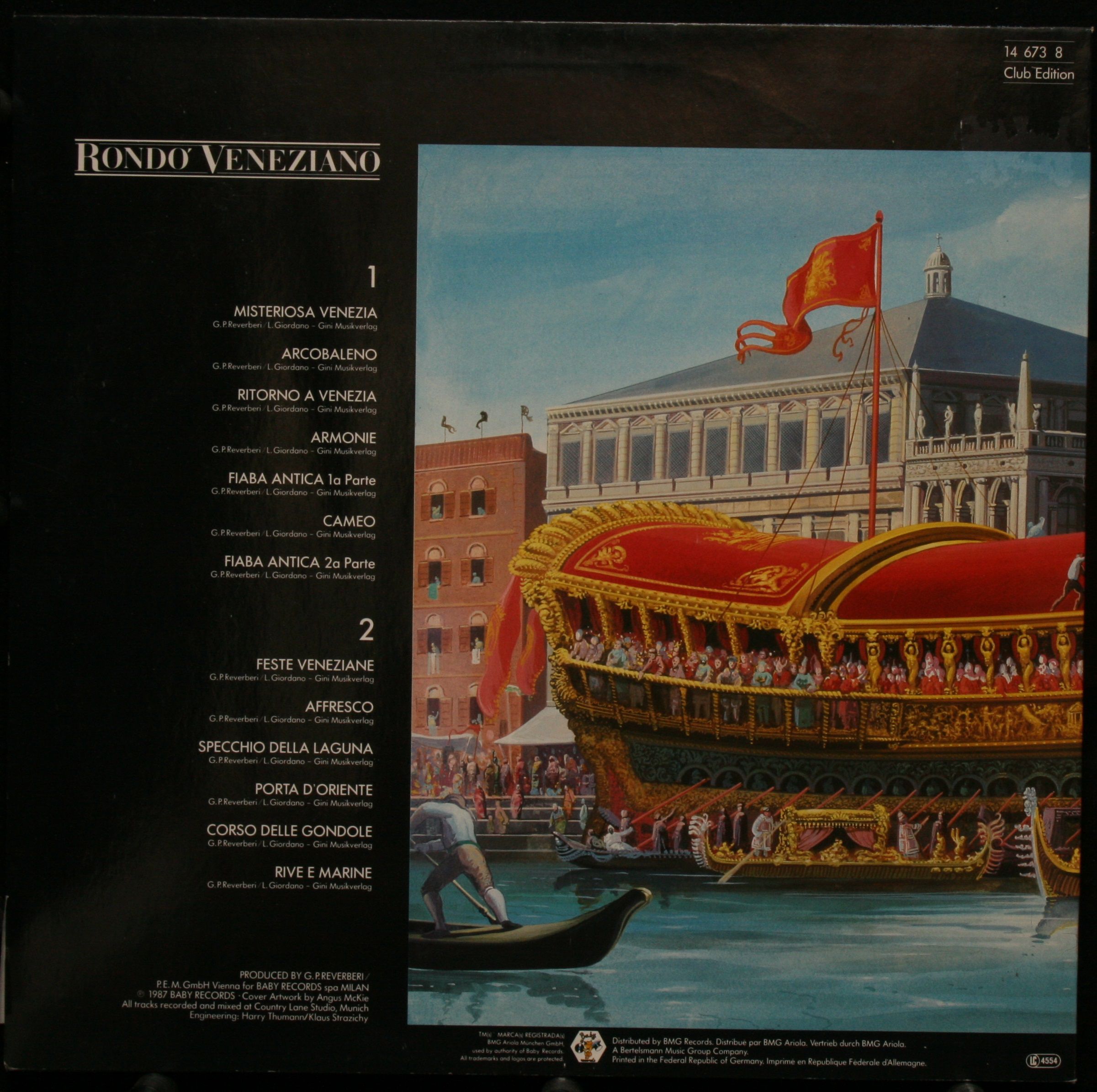 Baby Records (2) 14 673 8 - Rondò Veneziano - Misteriosa Venezia - Image 2