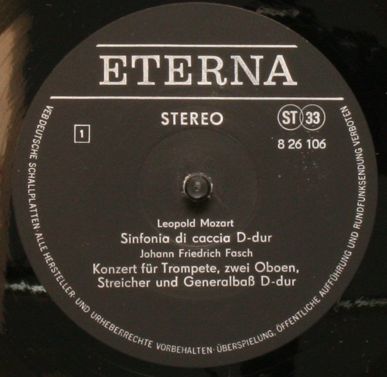 Eterna 8 26 106 - Leopold Mozart, Joseph Haydn, Johann Friedrich - Image 3