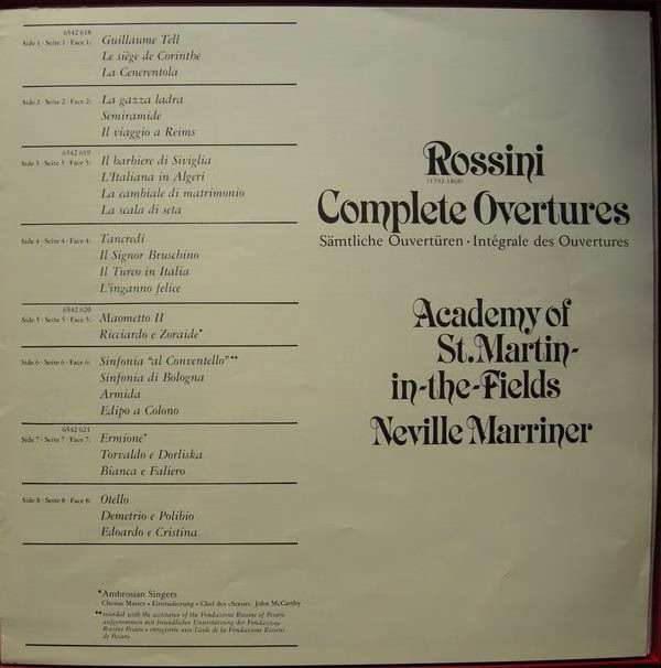 Philips 6768 064 - Gioacchino Rossini, The Academy Of St. Martin - Image 7