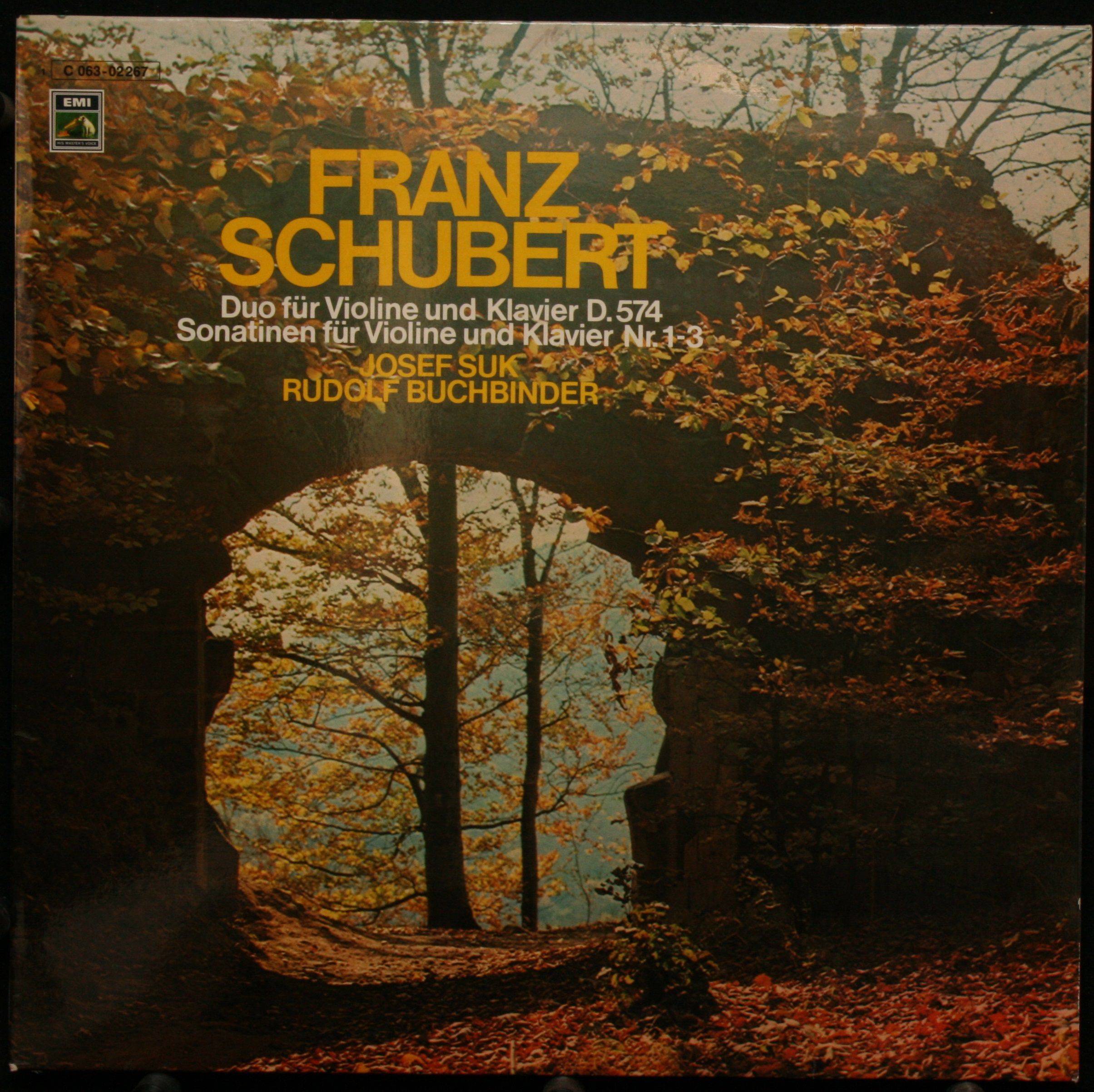 His Master's Voice 1C 063-02 267 - Franz Schubert, Josef Suk, Ru