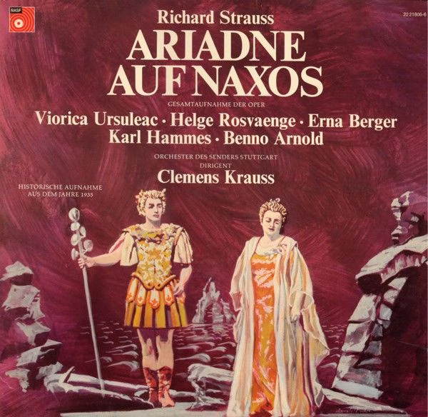 BASF 22 21806-6 - Richard Strauss, Viorica Ursuleac, Helge Roswa