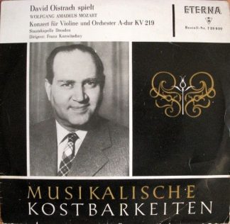 Eterna 7 20 030 - David Oistrach, Wolfgang Amadeus Mozart, Staat