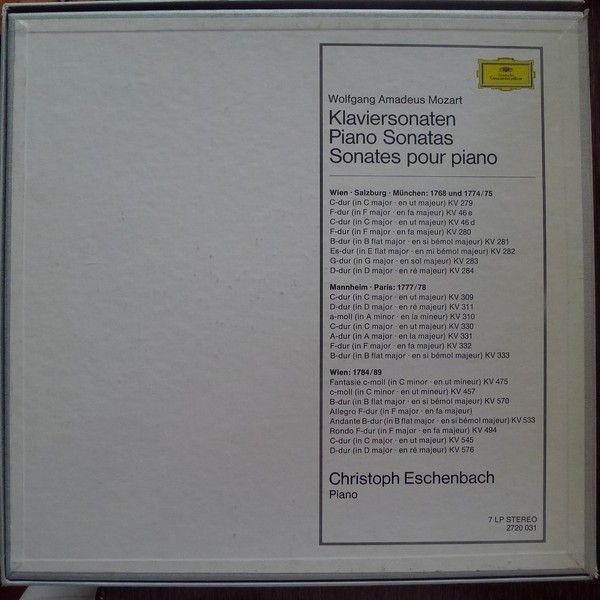 Deutsche Grammophon 2720 031 - Wolfgang Amadeus Mozart, Christop - Image 2