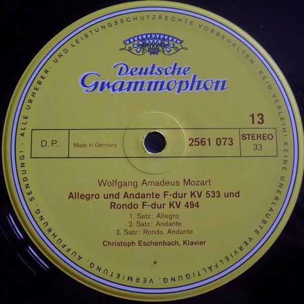 Deutsche Grammophon 2720 031 - Wolfgang Amadeus Mozart, Christop - Image 15
