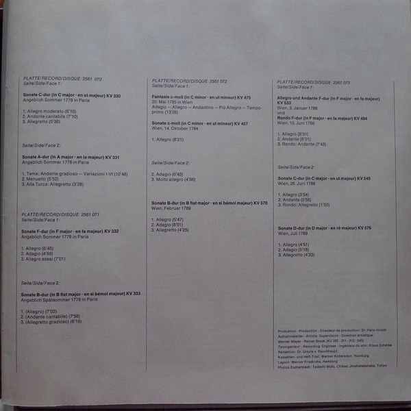 Deutsche Grammophon 2720 031 - Wolfgang Amadeus Mozart, Christop - Image 21