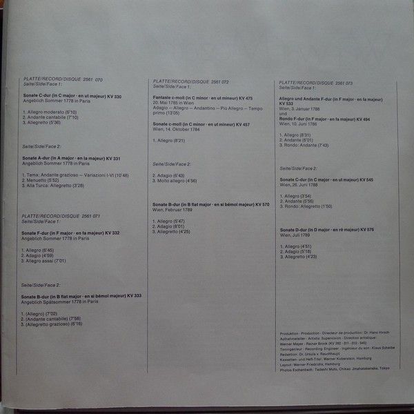 Deutsche Grammophon 2720 031 - Wolfgang Amadeus Mozart, Christop - Image 21