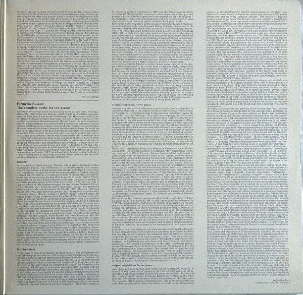 Jecklin-Disco 579/80 - Ferruccio Busoni, Jürg von Vintschger, Is - Image 4