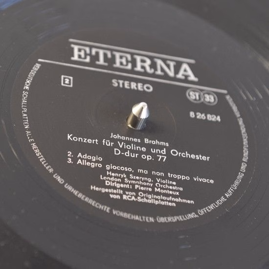 Eterna 8 26 824 - Henryk Szeryng, Johannes Brahms, London Sympho - Image 3