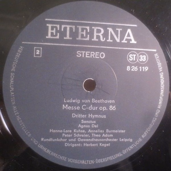 Eterna 8 26 119 - Ludwig van Beethoven, Hanne-Lore Kuhse, Anneli - Image 5