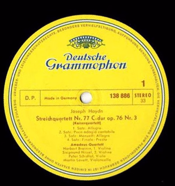 Deutsche Grammophon 138 886 SLPM - Joseph Haydn, Wolfgang Amadeu - Image 3