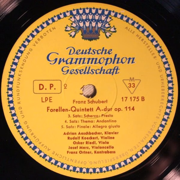 Deutsche Grammophon LPE 17 175 - Franz Schubert, Adrian Aeschbac - Image 4