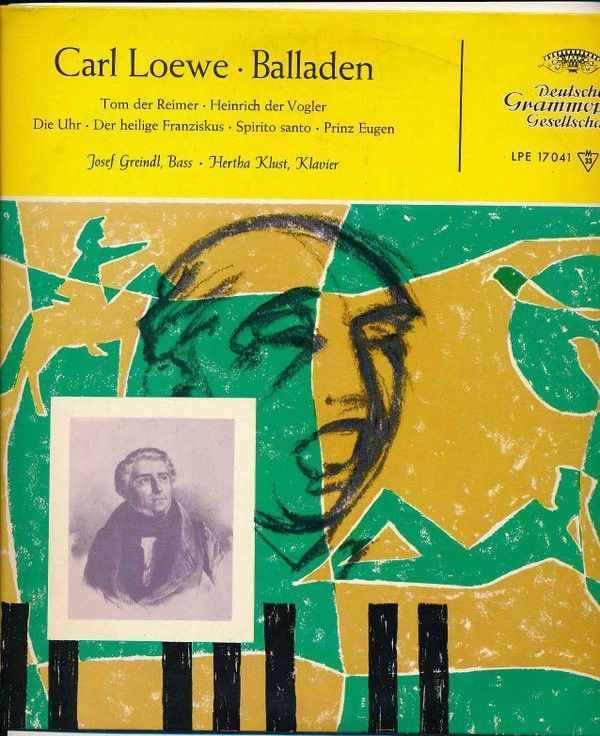 Deutsche Grammophon LPE 17041 - Carl Loewe, Josef Greindl, Herth