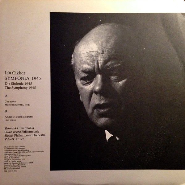 Opus 9110 0412 - Ján Cikker, Slovak Philharmonic Orchestra, Zden - Image 4