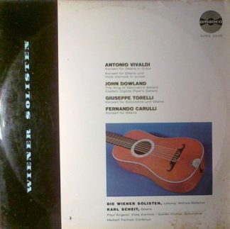 Amadeo AVRS 6236 - Antonio Vivaldi, John Dowland, Giuseppe Torel