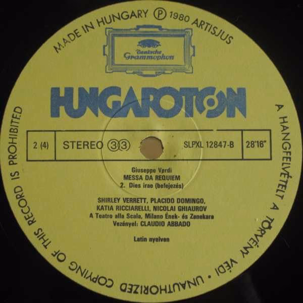 Hungaroton SLPXL 12847-48 - Giuseppe Verdi, Katia Ricciarelli, S - Image 6