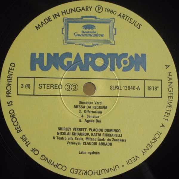 Hungaroton SLPXL 12847-48 - Giuseppe Verdi, Katia Ricciarelli, S - Image 7