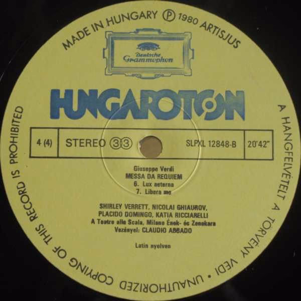 Hungaroton SLPXL 12847-48 - Giuseppe Verdi, Katia Ricciarelli, S - Image 8