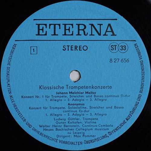 Eterna 8 27 656 - Ludwig Güttler, Neues Bachisches Collegium Mus - Image 3