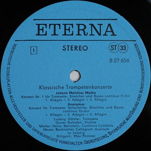 Eterna 8 27 656 - Ludwig Güttler, Neues Bachisches Collegium Mus - Image 3