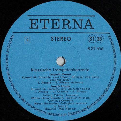 Eterna 8 27 656 - Ludwig Güttler, Neues Bachisches Collegium Mus - Image 4