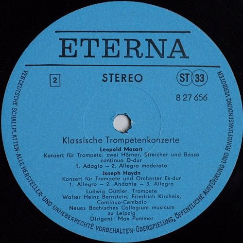 Eterna 8 27 656 - Johann Melchior Molter, Leopold Mozart, Joseph - Image 4