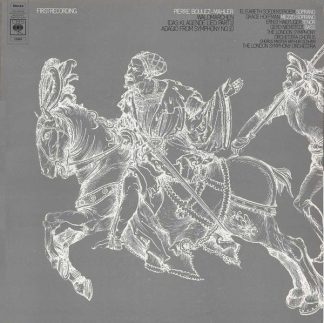 CBS S 72865 - Gustav Mahler, Pierre Boulez, Elisabeth Söderström