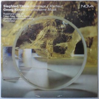 Nova 8 85 206 - Siegfried Thiele, Georg Katzer - Hommage À Macha