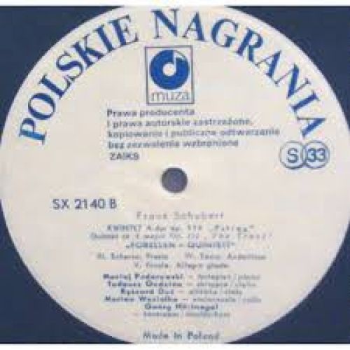 Polskie Nagrania Muza SX 2140 - Franz Schubert - Forellen-Quinte - Image 3