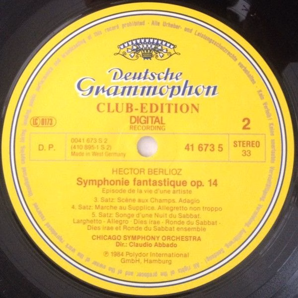 Deutsche Grammophon 41 673 5 - Hector Berlioz, Chicago Symphony - Image 4