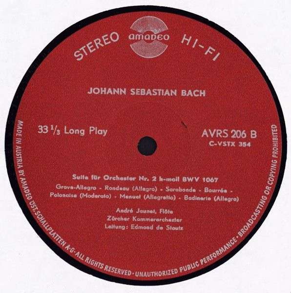 Amadeo AVRS 206 ST - Friedrich Gulda, Johann Sebastian Bach - Br - Image 4