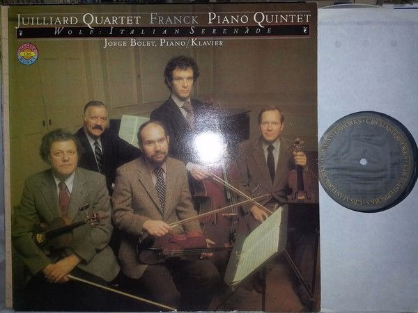 CBS Masterworks 74 002 - César Franck, Hugo Wolf, Juilliard Stri